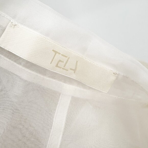 Tela9 Vest Top Gilet Lunatica Jacket in White - Picture 7 of 11